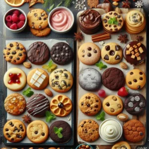 Artistic display of cookie variations